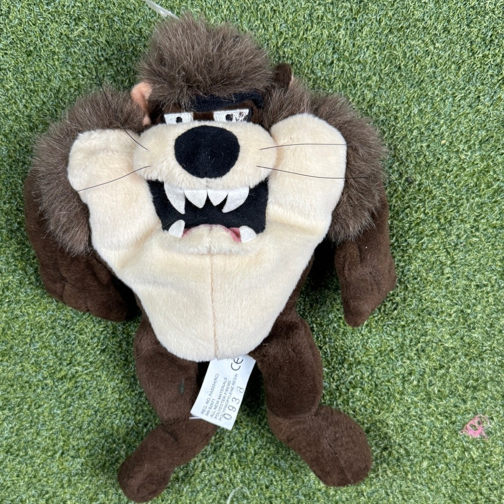 Vintage Warner Bros Studio Store Taz Tasmanian‎ Devil Plush 1998 Looney